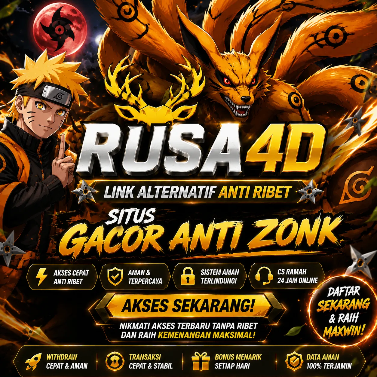 RUSA4D: Link Alternatif Anti Ribet & Situs Gacor Anti Zonk